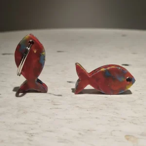 4 Portes-Clés 100% plastique recyclé